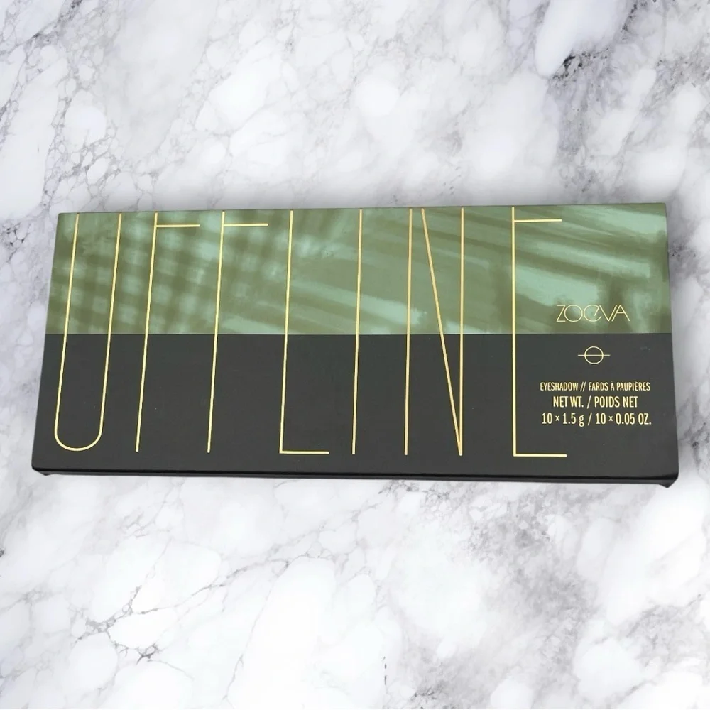 ZOEVA Offline Palette with Purple, Gold, and Cream Shades